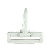 2 Inch Clearance Plastic Swivel Snap Hook White