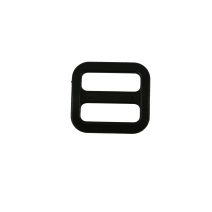 1 Inch Clearance Plastic 3- Bar Slide Wide Mouth Black