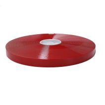 25 Foot Roll of 1 Inch Biothane Light Red Translucent