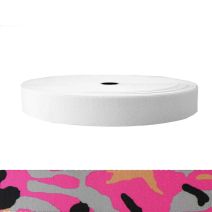 1-1/2 Inch Sublimated Elastic Camouflage Pink
