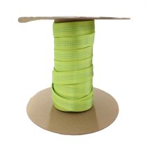 300 Foot Roll of 1 Inch Blue Water Tubular Lime Green