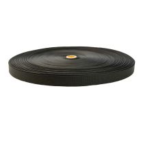 1 Inch Flat Nylon Tape Black