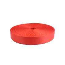 1 Inch Picture Quality Polyester Webbing Red