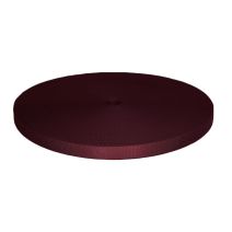 1/2 Inch Picture Quality Polyester Webbing Burgundy