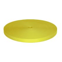 1/2 Inch Picture Quality Polyester Webbing Yellow