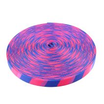 3/4 Inch Picture Quality Polyester Webbing Bisexual Pride Stripes