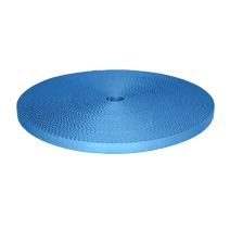3/8 Inch Picture Quality Polyester Webbing Blue