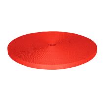 3/8 Inch Picture Quality Polyester Webbing Red