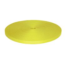 3/8 Inch Picture Quality Polyester Webbing Yellow