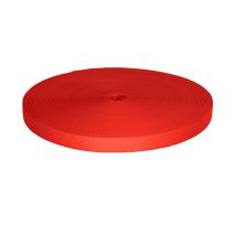 5/8 Inch Picture Quality Polyester Webbing Red