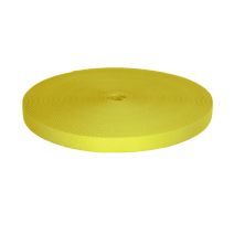5/8 Inch Picture Quality Polyester Webbing Yellow