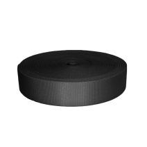 1-3/4 Inch Picture Quality Polyester Webbing Black