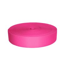 1-3/4 Inch Picture Quality Polyester Webbing Pink