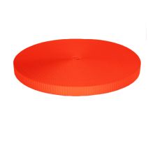 3/4 Inch Utility Polyester Webbing Orange