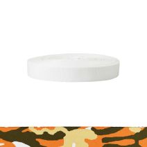 1 Inch Polyester Ribbon Camouflage Autumn