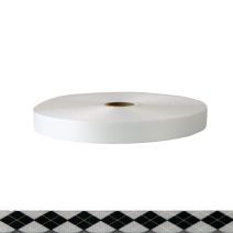 3/4 Inch Polyester Satin Argyle: Black and White