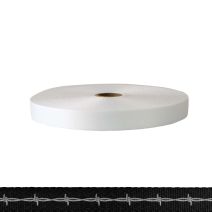 3/4 Inch Polyester Satin Barbed Wire: Silver