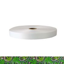 3/4 Inch Polyester Satin Nu Canna Green Paisley