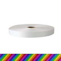 3/4 Inch Polyester Satin Rainbow Stripe