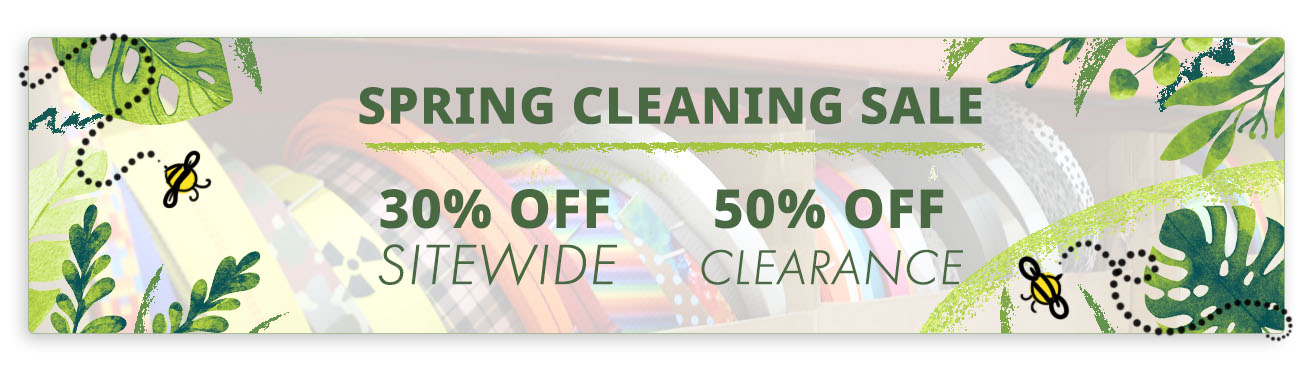 Spring Sale - 30% off sidewide & 50% off clearance!