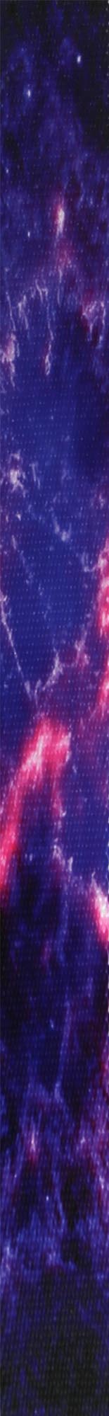 Purple Nebula Patterned Polyester Webbing