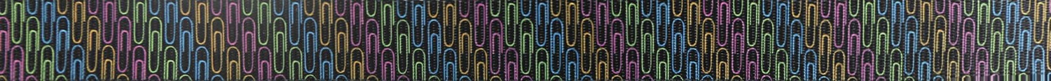 Paperclips Patterned Webbing