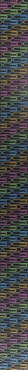 Paperclips Patterned Polyester Webbing